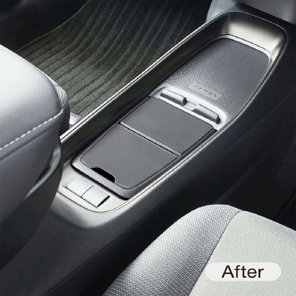 Tsuchiya Yac Center Console Tray for Toyota Aqua 180 X 205 X 60mm Vehicle-Specific MXPK1#, Black, (SY-A17)