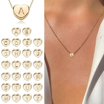 Fashion Women Gift 26 English Letter Name Chain Pendant Necklaces Jewelry