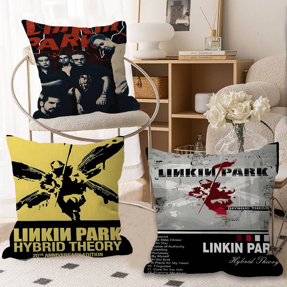 Band L-Linkin Cool P-Park Pillow Cushion Cover Pillowcase Living Room Sofa Home Decor