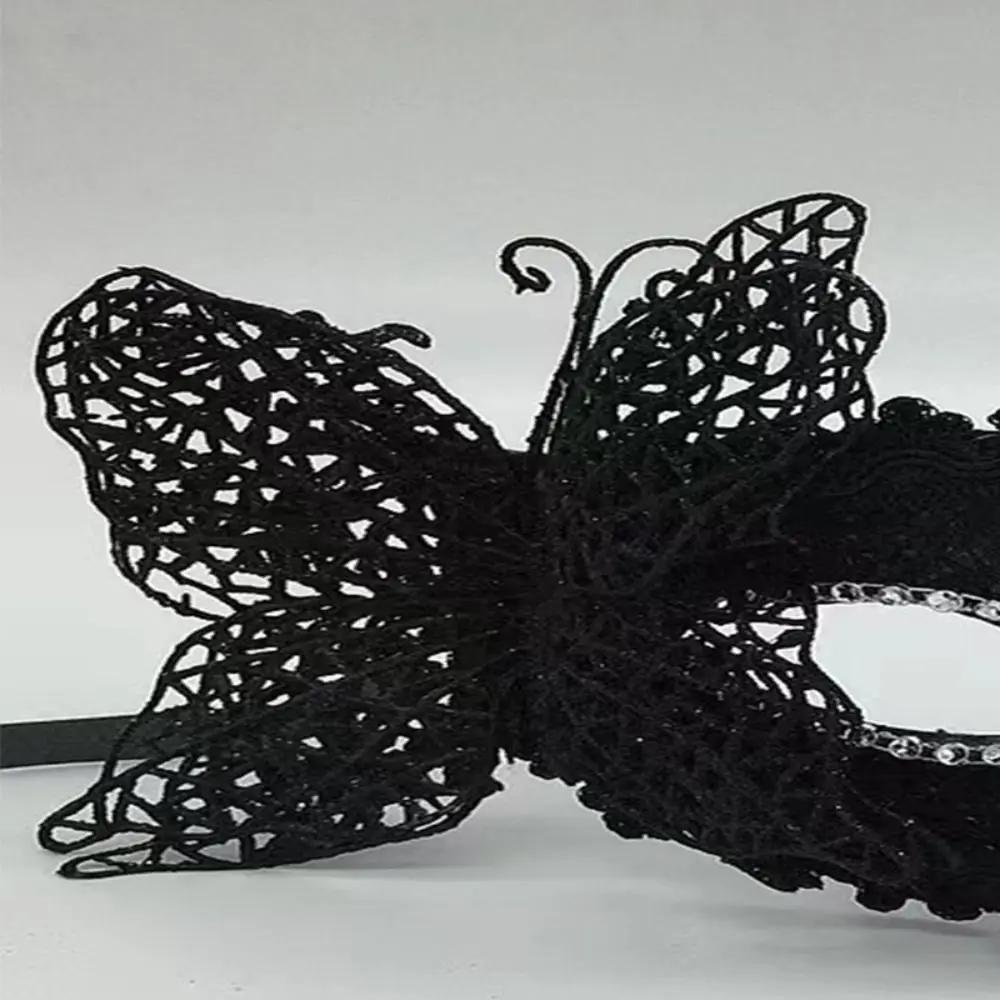 New Fashion Masquerade Mask Side Butterfly Half Face Mardi Gras Mask Sexy Lace Party Makeup Ball Eye Mask