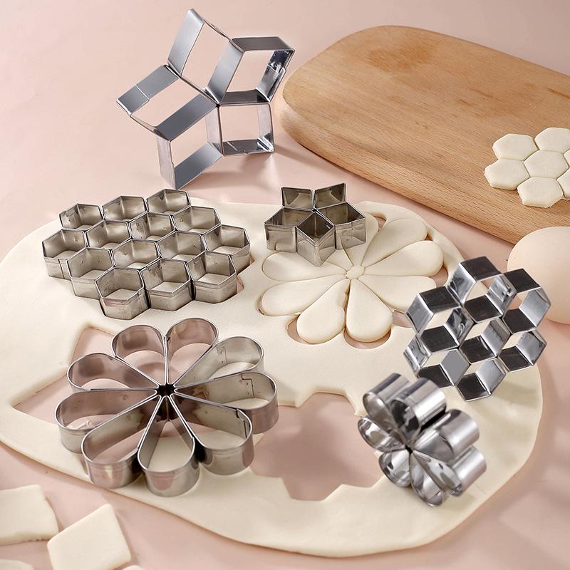 Deep-fried Snacks Deep-fried Pastries Cakes Shaker Flowers Doughnuts Honeycomb Biscuits Moulds