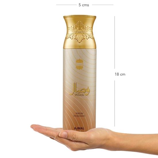 Ajmal Raindrops, Sacred Love & Wisal Deodorant Spray - For Women (200 Ml, Pack of 3), Citrus, Floral, Fresh, Fruity, Oriental, Sweet