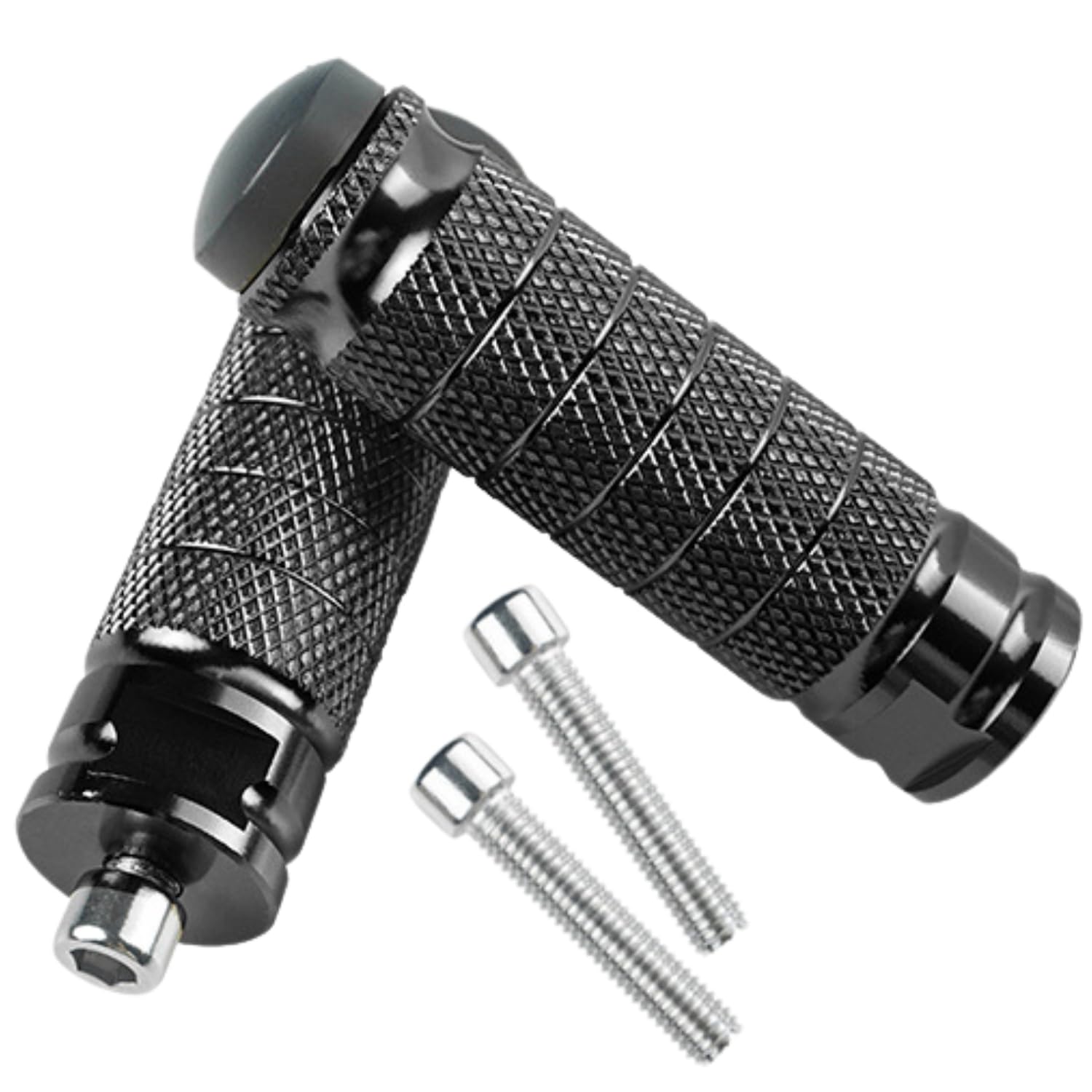 RYOTBASE Универсальные Задние Подножки для Мотоцикла, Кастомизация и Декор, Алюминий для и Черные Подножки, Подножки, Подножки, Вверх, Для Второго Номера, Сплав, M8, Скутеры, чёрный