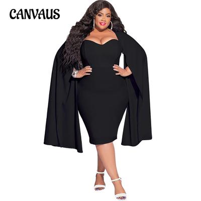 Spring and Autumn Women's Dress Plus Size Fashion Temperament Comfortable Casual Hip Skirt Long Sleeves Dress