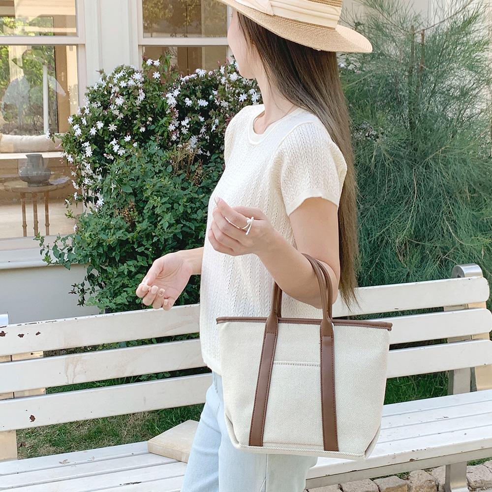 MATTIERE MT_22344 Casual Canvas Tote Crossbody Bag