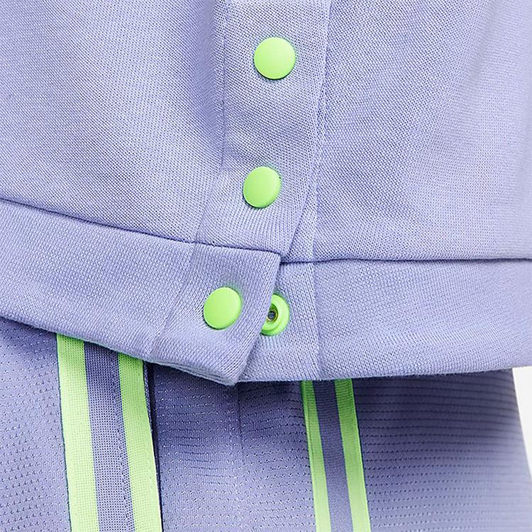 New Nike Sports Lifestyle Collection Dri Fit Sweatshirt Women's Purple DQ6771-569