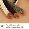 Knitted Thin Elastic Waistband Canvas Stretch Waist Belts Multicolored Woven Belt  Men