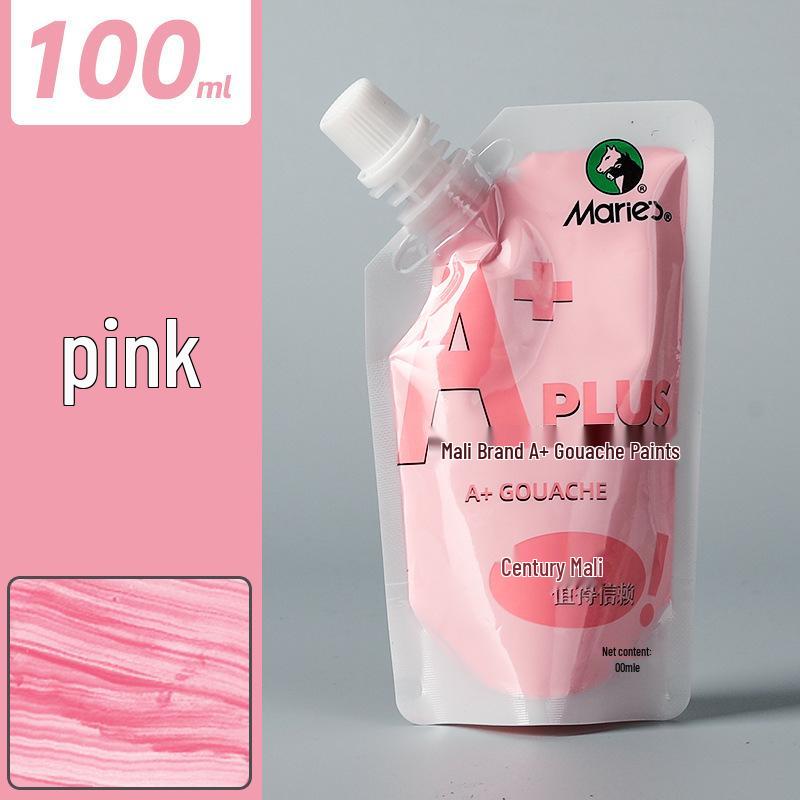 Mali Afwasbare Gouache Verf 100ml - Handgeschilderde Kleuren voor Kinderen en Studenten