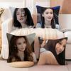 Famous Star Angelababy Pillow Case Living Room Sofa Decorative Cushion Cover Simple Household Light Luxury Printed Pillow