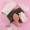 Tan Mujiang Cherry Blossom Airbag Massage Comb
