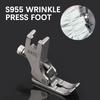 S955 Industrial Sewing Presser Foot Adjustables Wrinkled Fold Foot Metal Pleated Presser Foot Sewing Machine Accessories