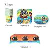 Pirate Theme Birthday Party Decorations Tableware Tablecloth Paper Plates Party Favor Gifts Supplies Souvenirs Baby Shower