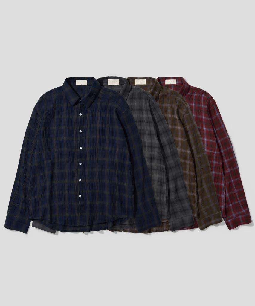 ANDAGAIN Lien Wrinkle Shirt