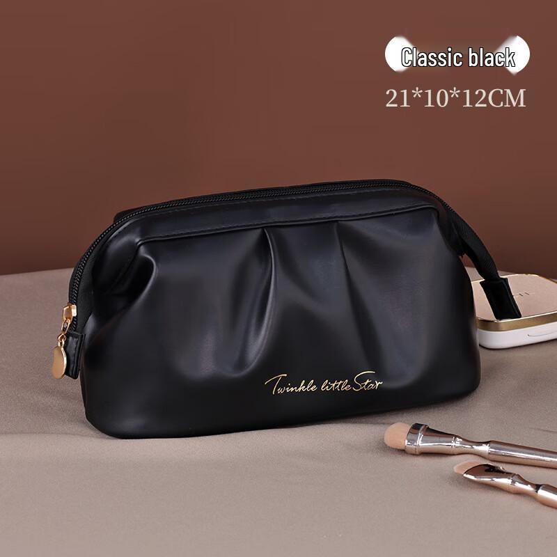 PU Waterproof Rose Story Cosmetic Travel Bag Portable