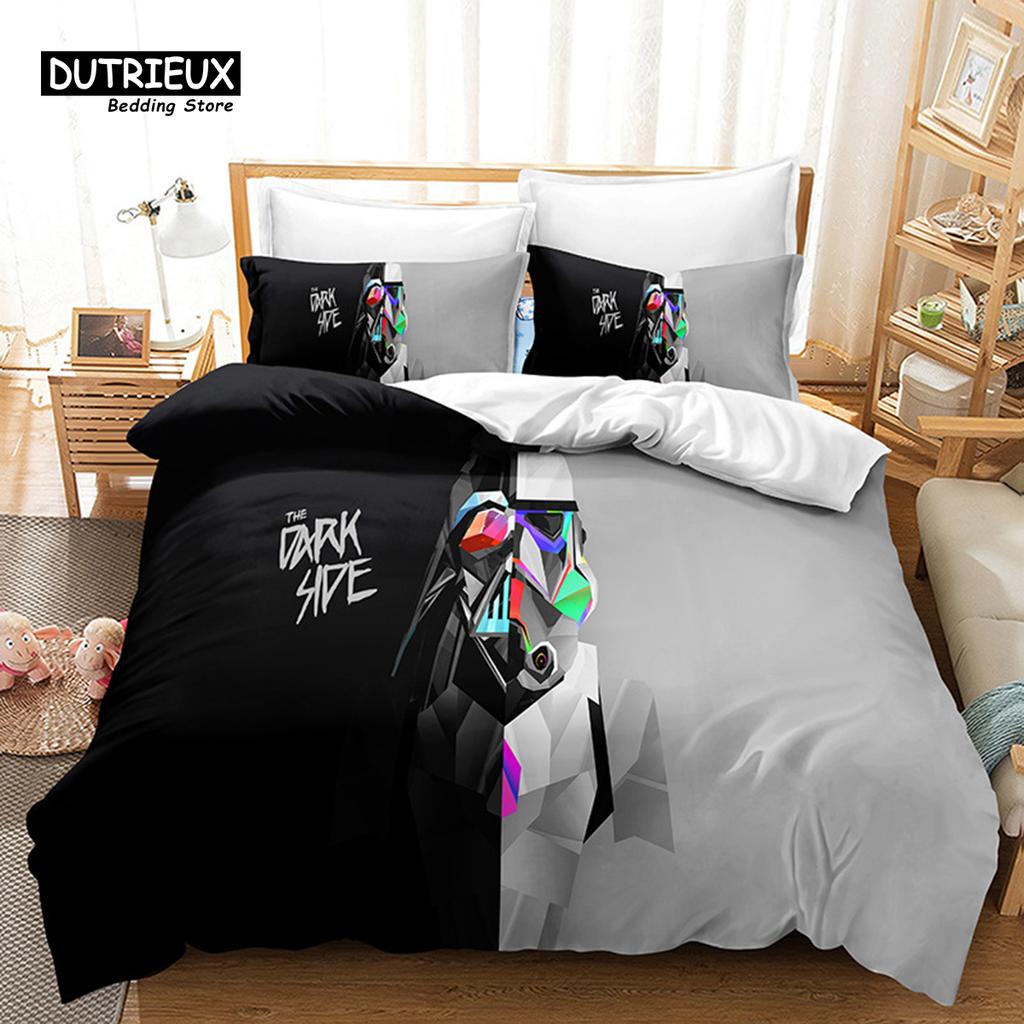 Psychedelic Swirl Duvet Cover Luxury Abstract Geometric Bedding Set Chic 3D Comforter Cover King For Girls Adults Bedroom Decor