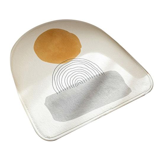 U-образная подушка для стула, нескользящая подушка из пены с эффектом памяти, максимальный комфорт, облегчение боли, утолщенный чехол на заднее сиденье Large L