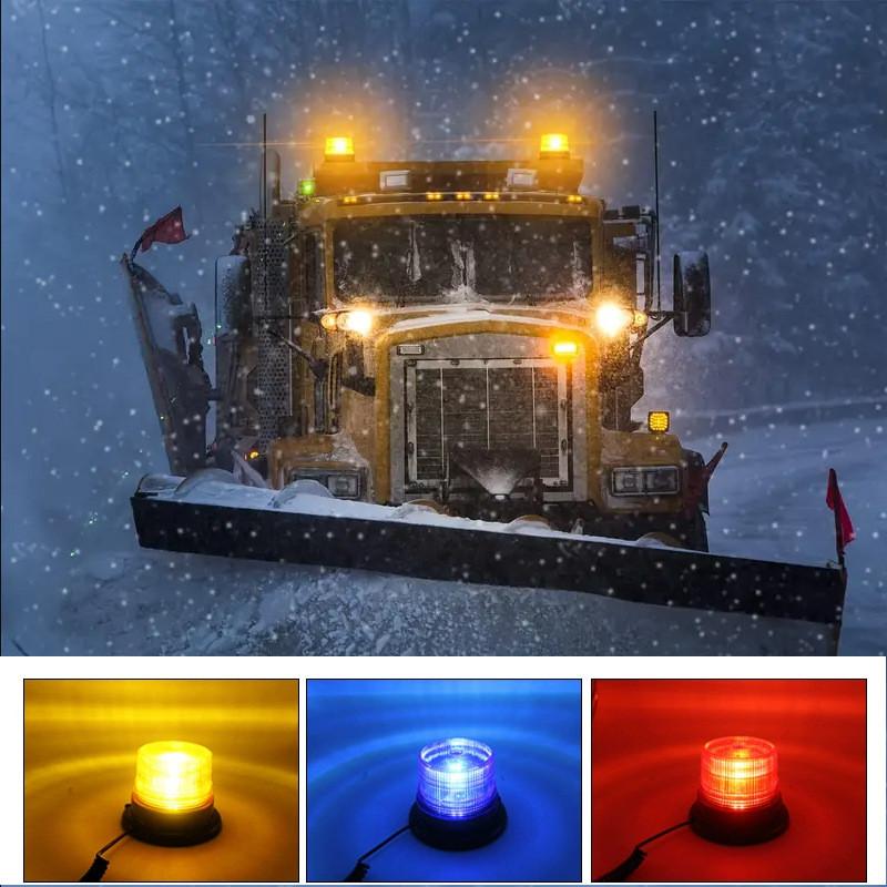 Roof Car Led Light With Bright Flashing For School Bus And Construction Vehicles