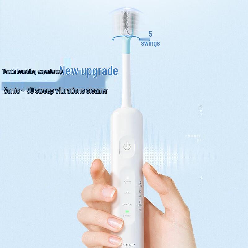 Ebonee S7 Sweeping-Vibration Electric Toothbrush