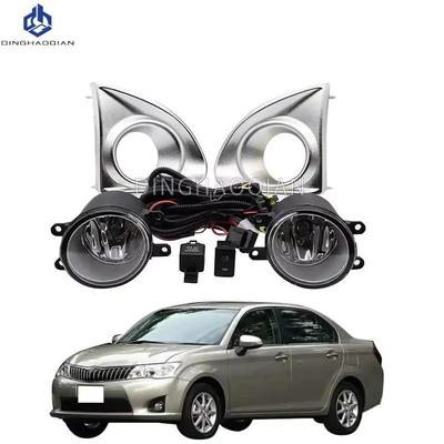1 Set Nebelscheinwerfer-Baugruppe für Stoßstange vorne Nebelscheinwerfer-Baugruppe Kabelbaum für Toyota Corolla Axio Fielder 2013 2014 2015 Version Chromabdeckung