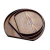 Japanese Wooden Half-Moon Bread & Sushi Tray - Simple INS Style Tea & Dinner Plate