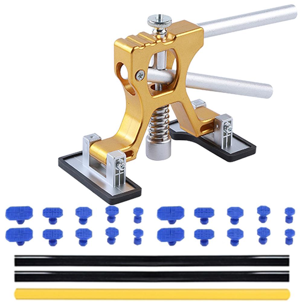 New Adjustable Width Golden Lifter Dent Puller Kit Auto Paintless Body Dent Removal Remover Dent Puller for Cars