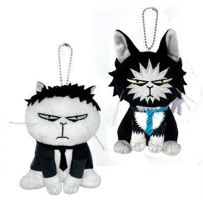 Uždrausti kailiniai kurmiai, Nekotsuki šeimos talismanai: Kyoshiro Nekotsuki, Fujishiro Nekotsuki ir Kyoko Nekotsuki, Apie. 12 cm (Kyoshiro Nekotsuki