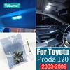 For Toyota Land Cruiser Prado 120 FJ120 2003 2004 2005 2006 2007 2008 2009 Car LED Interior Lamp Vanity Mirror Light Accessories