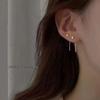 Minimalist Square Stud Earrings – Trendy, Comfortable, Sleep-Friendly Ear Jewelry for Women