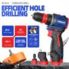 NANWEI 4-in-1 Electric Drill with Multiple Heads,brushless Motor 16 V, 45 Nm