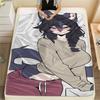 1Pc Cartoon Print Flannel Blanket, High Quality Comfortable for All Seasons, Home Decor, Warmth and Comfort, Perfect for Christmas Birthday Gift
