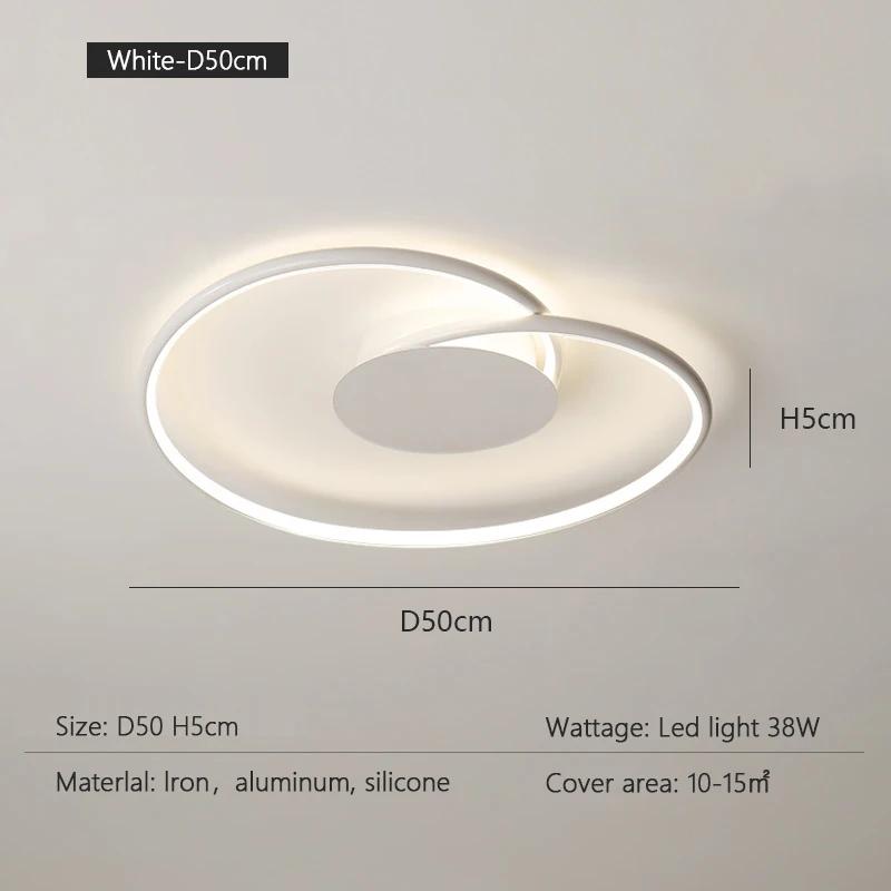 Modern Minimalist LED Ceiling Light Nordic Creative Dimming Bedroom Light Indoor Lighting Home Decoration Lighting Fixtures
