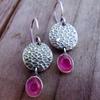 Luxury Green Zircon Drop Shape Boho Earrings for Women Fashion Engagement Zircon Long Purple Stone Dangle Earrings