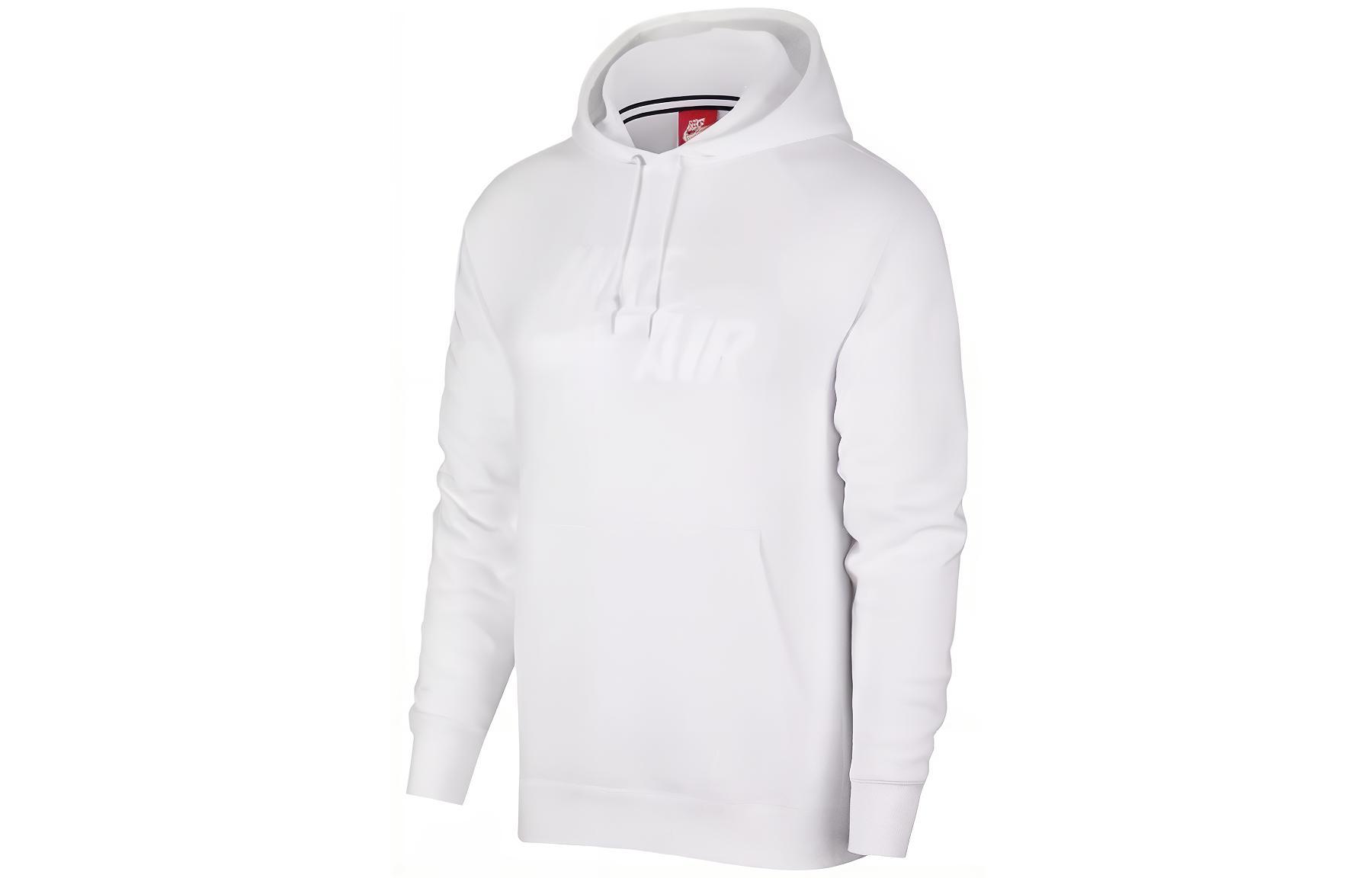 

Nike Sweatshirts Men s Gray White Hooded Moderate AH9876-100 XXL