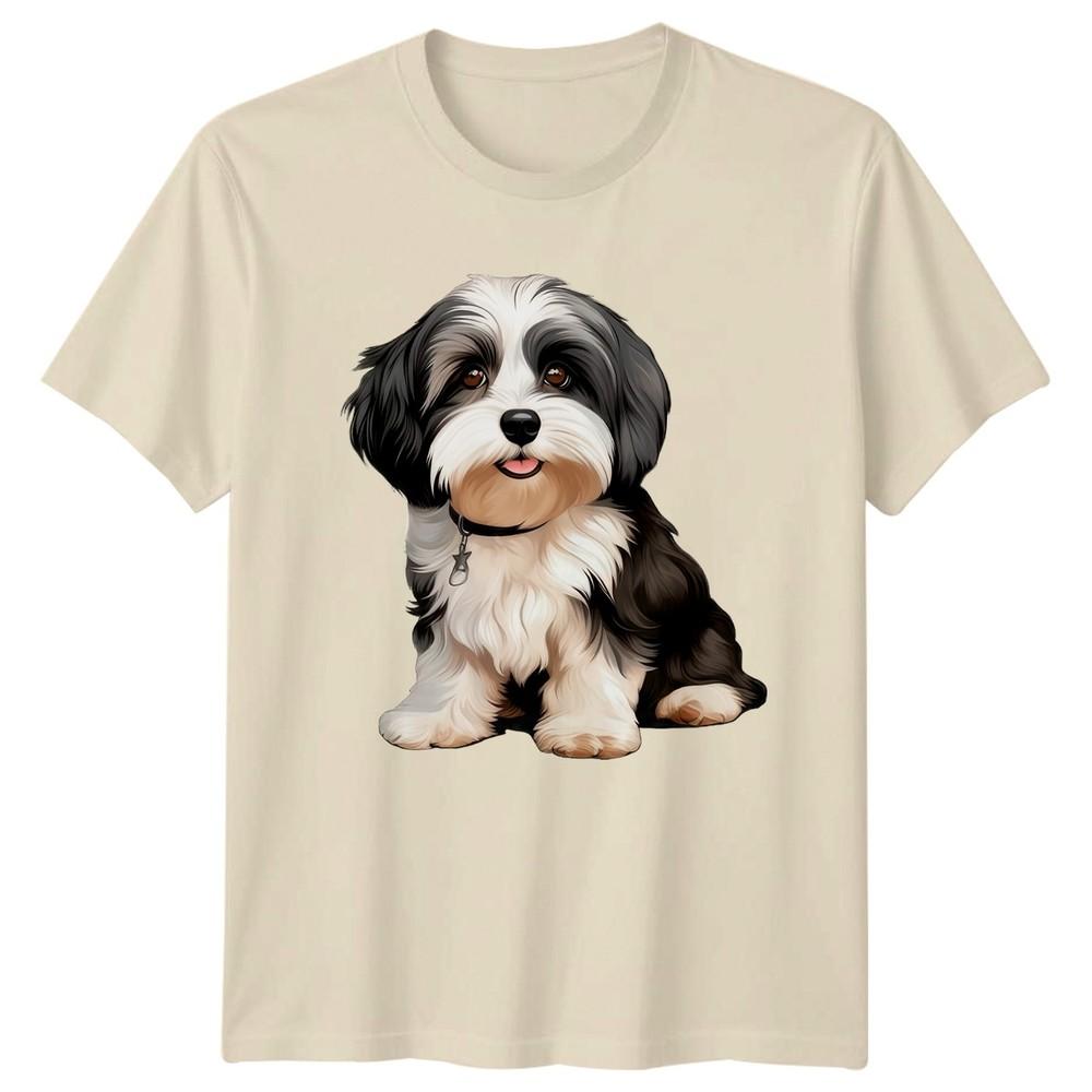 Cute Watercolor Havanese TShirt Dog Breed Art Birthday Gift For Him And Her