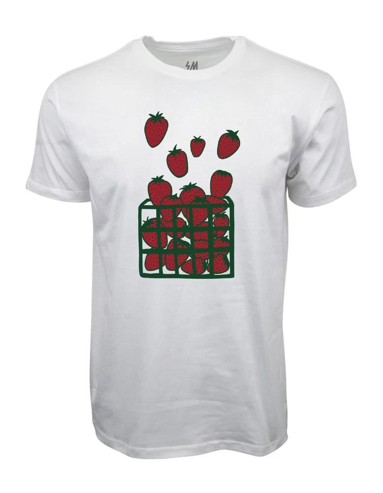 Straerry Graphic T Shirt White S