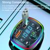 Car MP3 Music Player BT5.0 FM Transmitter Radio Receiver Dual USB & PD Car Charger Adapter