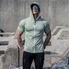 Men's Quick-Dry Slim Fit Hooded T-Shirt for Fitness & Running