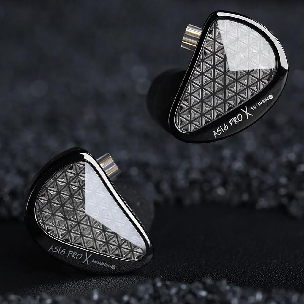 Linsoul KZ AS16 Pro X High-End Hybrid-Kopfhörer verfügen über ein neues Dreiwege-Frequenzweichen-Schema, hochpräzise 3D-gedruckte Harzhalterungen, vergoldet