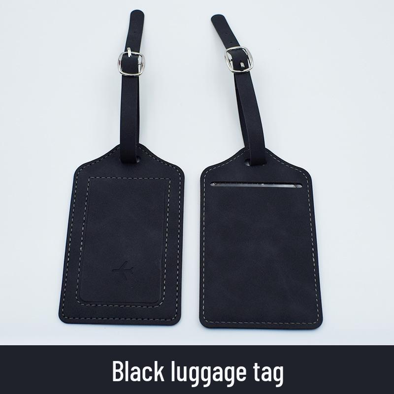 Multicolor PU Leather Passport Cover & Luggage Tag Set