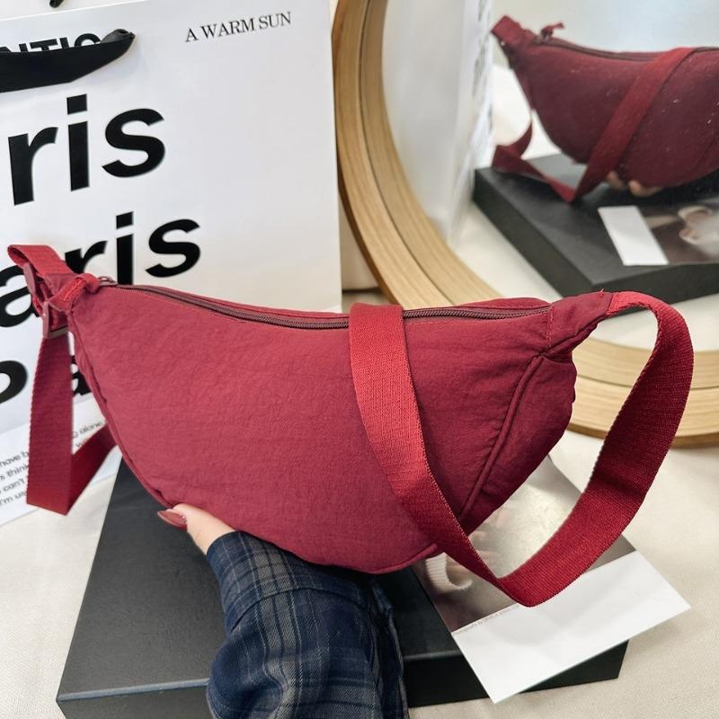 Neue Umhängetasche Vielseitige Unterarmtasche Halbmondtasche Mode Knödeltasche