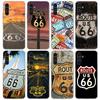 America Route 66 Phone Case For Samsung Galaxy A17 A16 A15 A14 A13 A57 A56 A55 A54 A53 A37 A36 A35 A34 A33 A26 A25 A24 A23 Galax