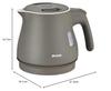 Tiger Vacuum Electric Kettle, 0.6L, Ash Gray, PCM-A060HA