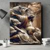 Jesus Christ Protect Flock Canvas Print Poster Vintage Wolf Sheep Art Prints Living Room Bedroom Wall Art Home Decor Poster