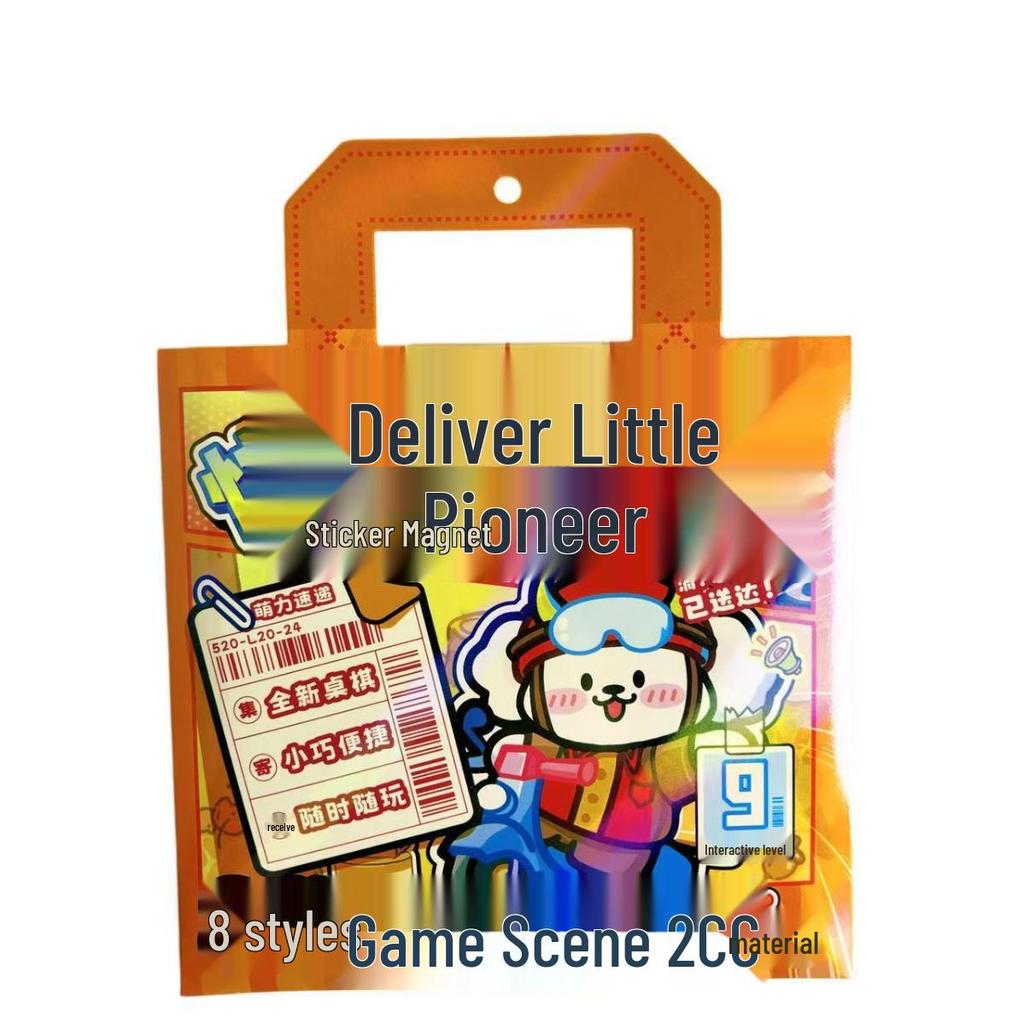 Takeaway Rush: Creative Magnetic DIY Sticker Book for Kids