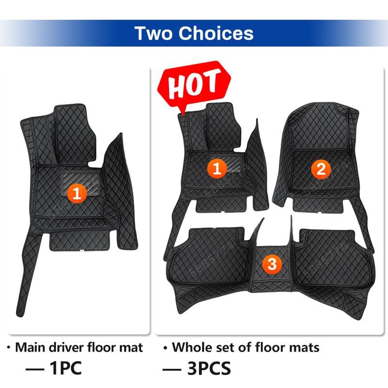 Car Floor Mats for  Volkswagen TIGUAN 2009 2010 2011 2012 2013 2014 2015 2016  Custom Auto Foot Pads Automobile Carpet Cover