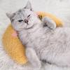 U-Shaped Pet Pillow Cat Sleep Pillow Soft Plush Neck Support Cushion Pet Snuggle Pillow for Puppies Kittens