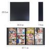 Nakabayashi Simple Color Pocket Album Large Capacity L Size 720 Photos Storage IT-SCV6L-720-W White