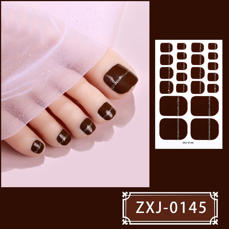 

Наклейки для маникюра на пальцы ног 3D наклейки для горячего тиснения на пальцы ног полные наклейки милые наклейки для нейл-арта с цветами ZXJ-0145