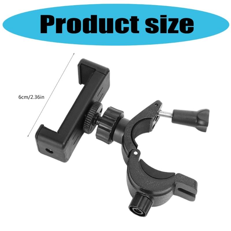 Rotatable Smartphone Holder For Mic Stands Tripod Phone Mount Brackets Expansion Clamp For Vloggings Video