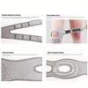 2pcs Sports Kneepads Men's Patella Belt Spring and Summer Silicone Fitness Running Professional Protection Knee Joints Breathable and Light.